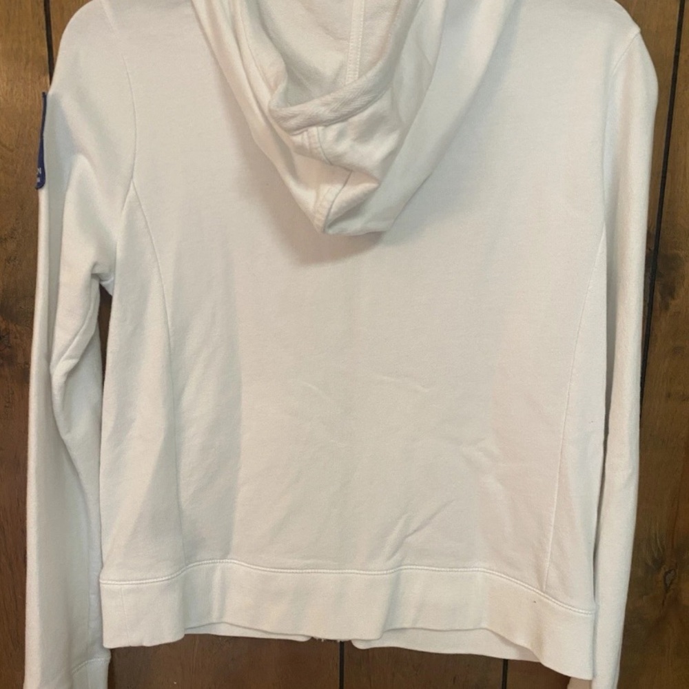 Ralph Lauren Cream Zip-Up Hoodie - Picture 2 of 7